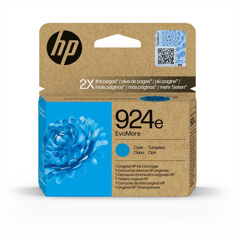 Immagine del prodotto HP - 924E EVO MORE CARTUCCIA DI INCHIOSTRO,CIANO-Ciano