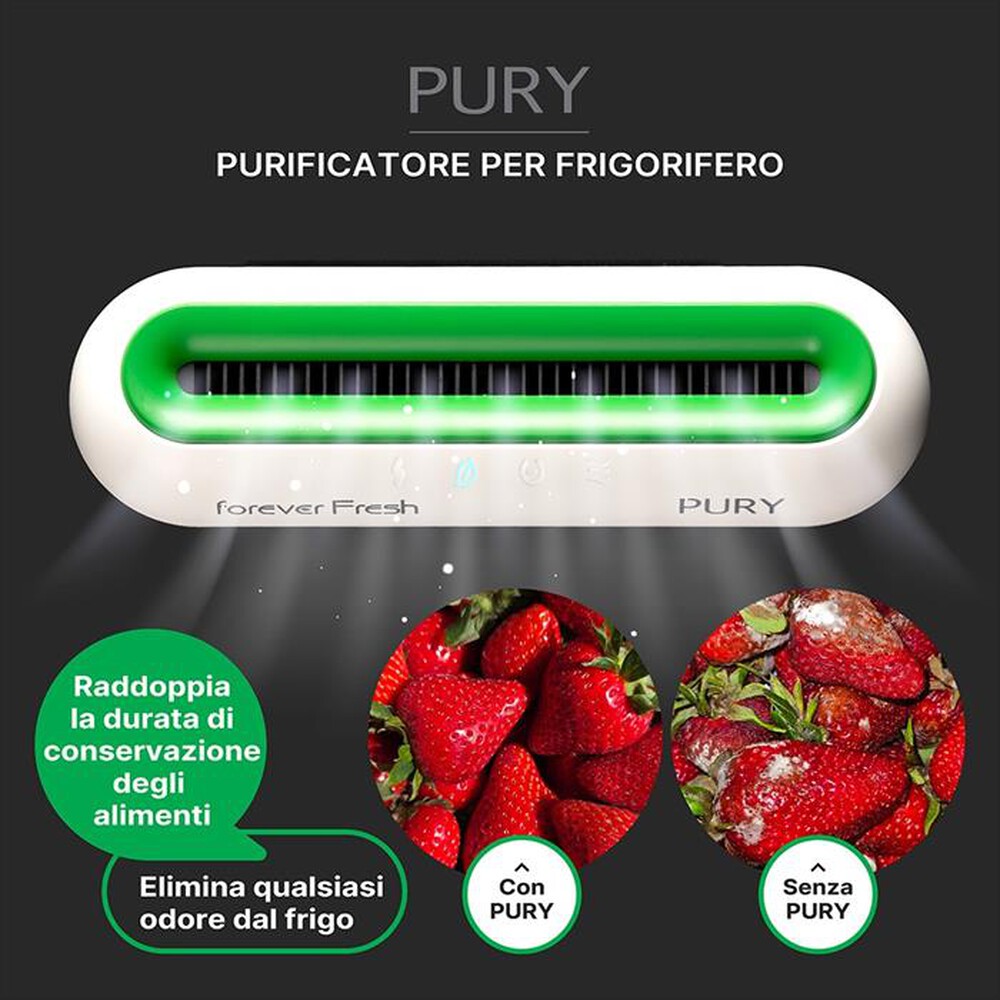 Immagine del prodotto MACOM - Purificatore per frigorifero PURY-bianco, verde