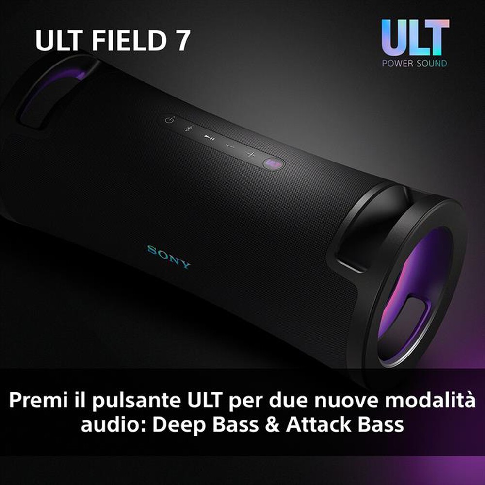 Immagine del prodotto SONY - Speaker portatile wireless SRSULT70B.EU8-nero