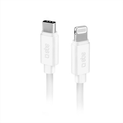 SBS - Cavo Type-C a Lightning TECABLPOLOTCLIGW-Bianco