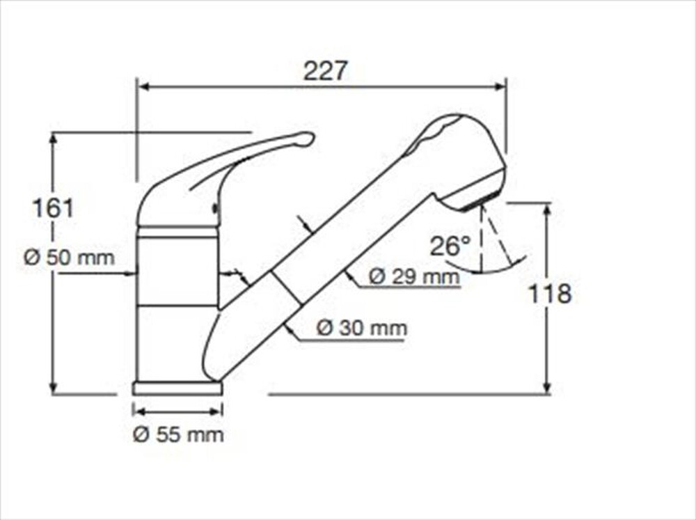 Immagine del prodotto GLEM GAS - MIXDS Miscelatore con doccetta-SABBIA