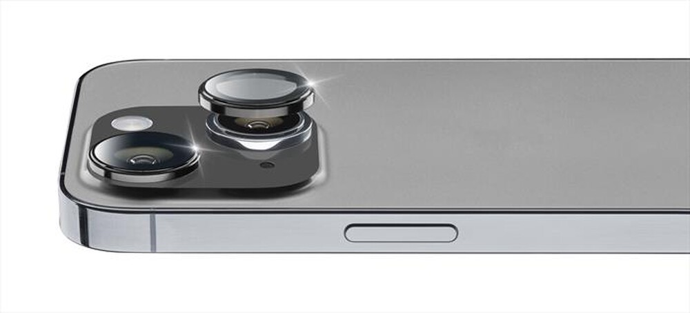 "CELLULARLINE - CAMERA LENS RING - IPHONE 15 / 15 PLUS-Transparent"