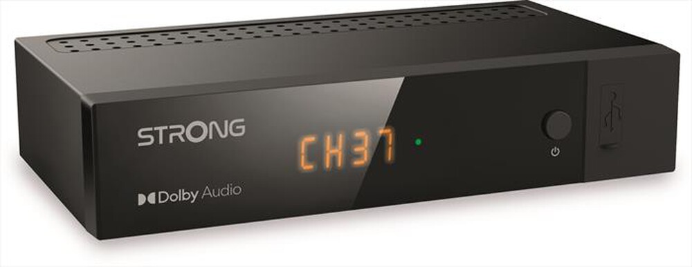 "STRONG - Decoder digitale terrestre T2 con display SRT8216-nero"