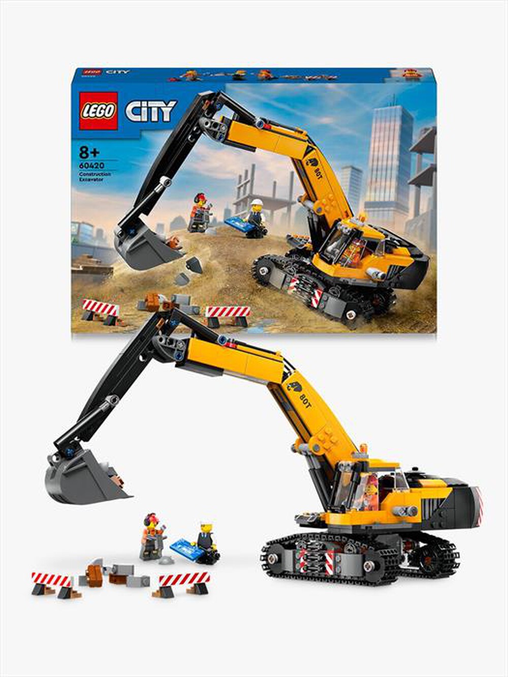 Immagine del prodotto LEGO - CITY BIG VEHICLES Escavatore cantiere giallo 60420
