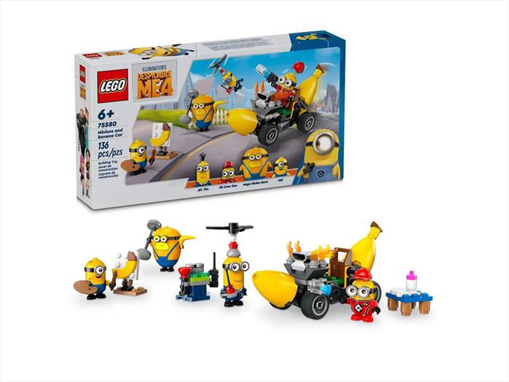 "LEGO - I Minions e l’auto banana - 75580-Multicolore"