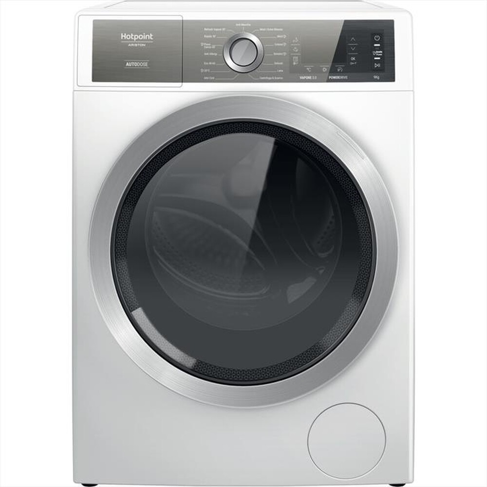 "HOTPOINT ARISTON - Lavatrice GENTLE POWER H8 W946WB IT 9 Kg Classe A-Bianco"