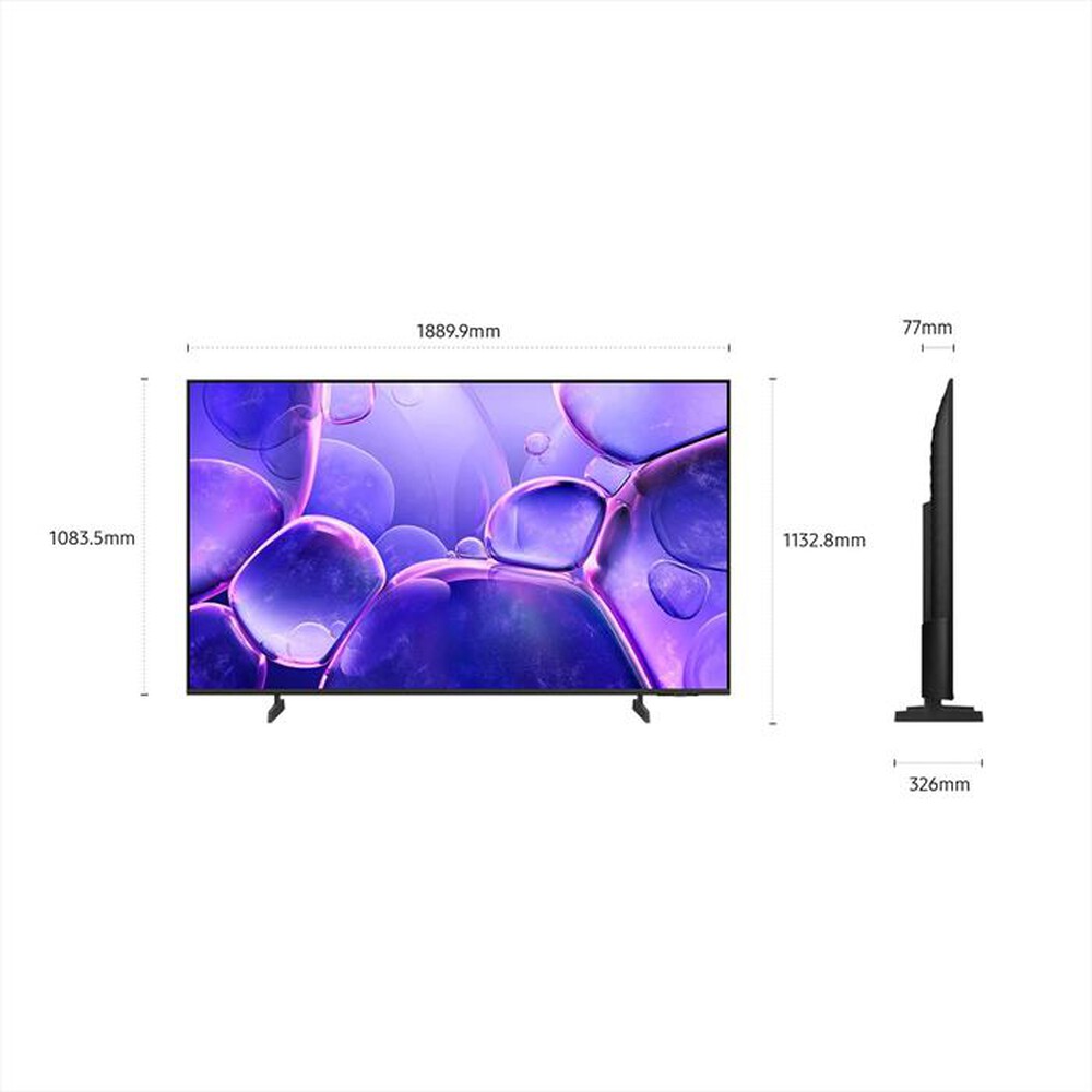 "SAMSUNG - UE85U8000FUXZT-Black"