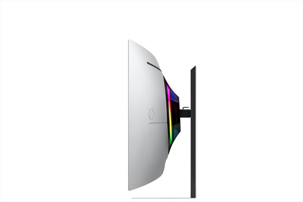 "SAMSUNG - MONITOR GAMING ODYSSEY OLED G8 DA 34\" WQHD CURVO-Silver"
