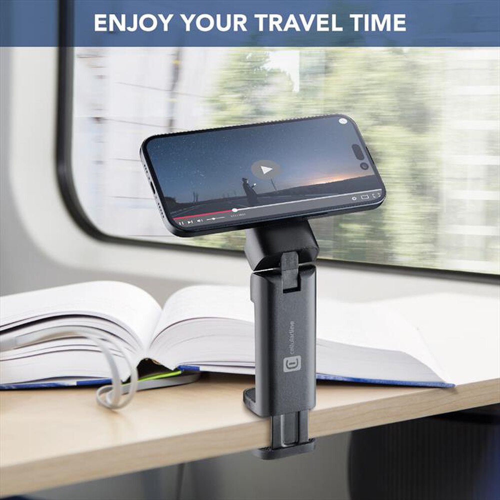 Immagine del prodotto CELLULARLINE - Supporto passivo MAG TRAVEL HOLDER per iPhone-Nero