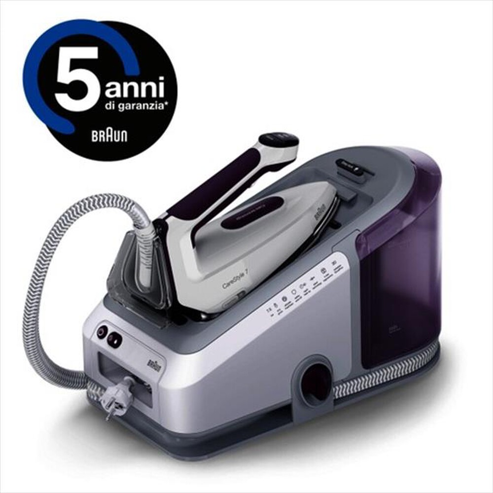 Immagine del prodotto BRAUN - Ferro da stiro con caldaia CareStyle 7 IS7266VI-Bianco viola