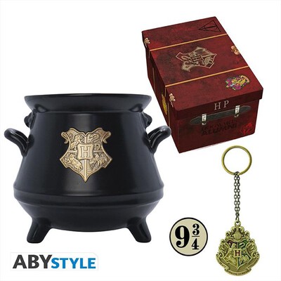 ABYSSE - HARRY POTTER - COFANETTO 3D MUG+3D KEYCHAIN+PIN