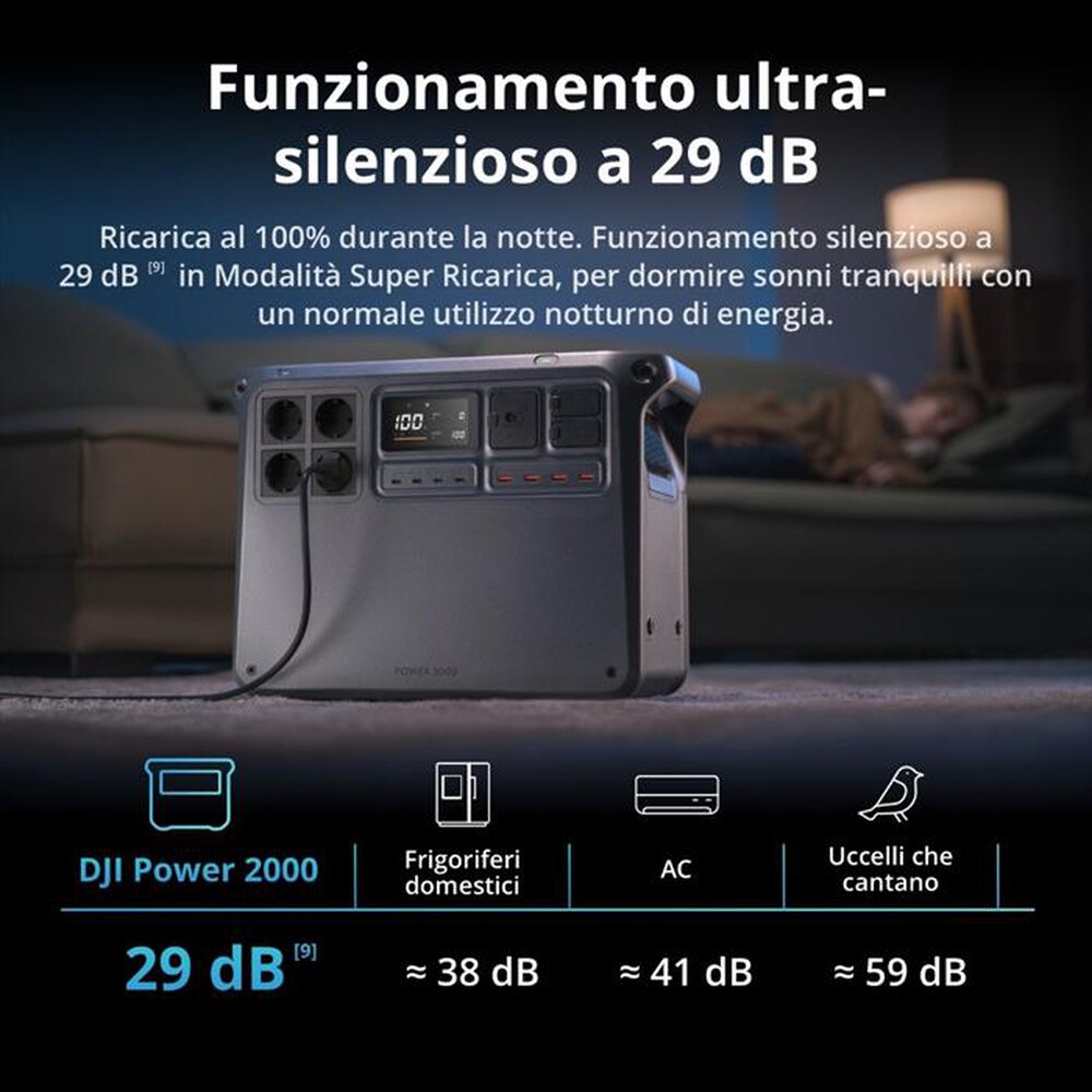 Immagine del prodotto DJI - Stazione di alimentazione portatile POWER 2000-GRIGIO SCURO