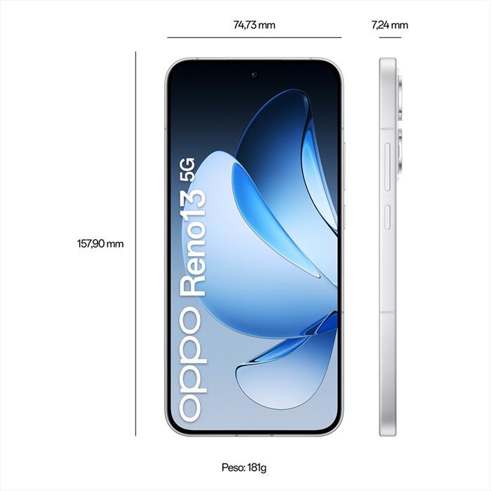 "OPPO - Smartphone RENO13 5G 12+256-Plume White"