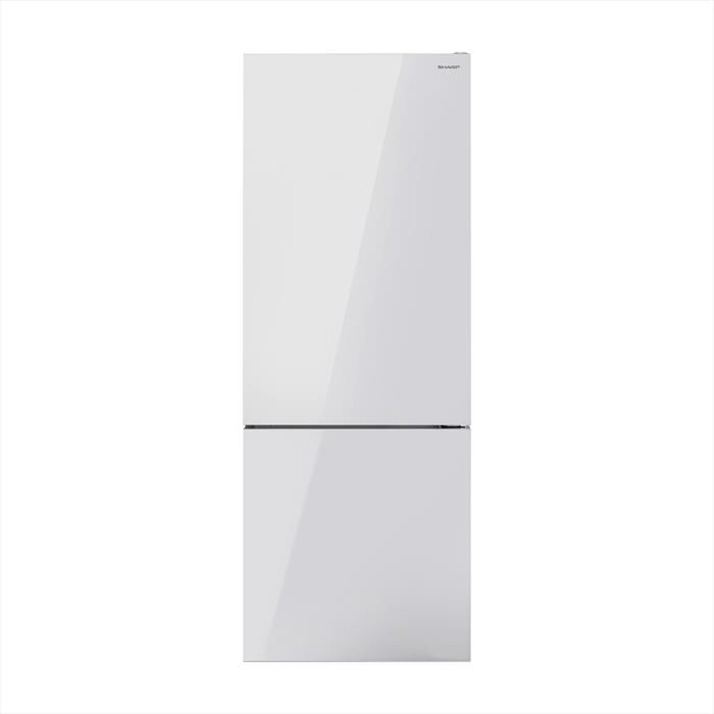 "SHARP - Frigorifero combinato SJ-BA34IMWGE Classe E 481 lt-Vetro Bianco"