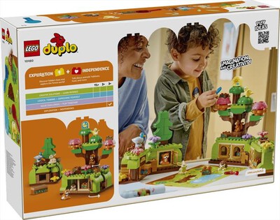 LEGO - 10480-FORESTA ESPLORATIVA CON ANIMALI SELVATICI-Multicolore