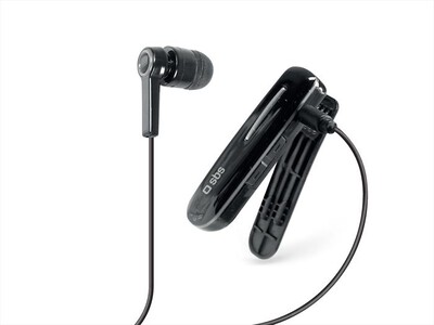 SBS - Auricolare Bluetooth a clip-Nero