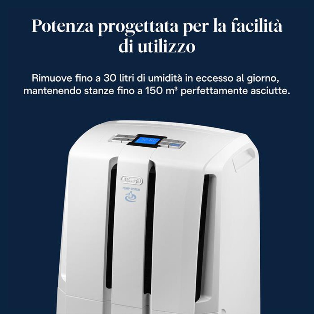 Immagine del prodotto DE LONGHI - Deumidificatore Tasciugo AriaDry Light DD230P-Bianco