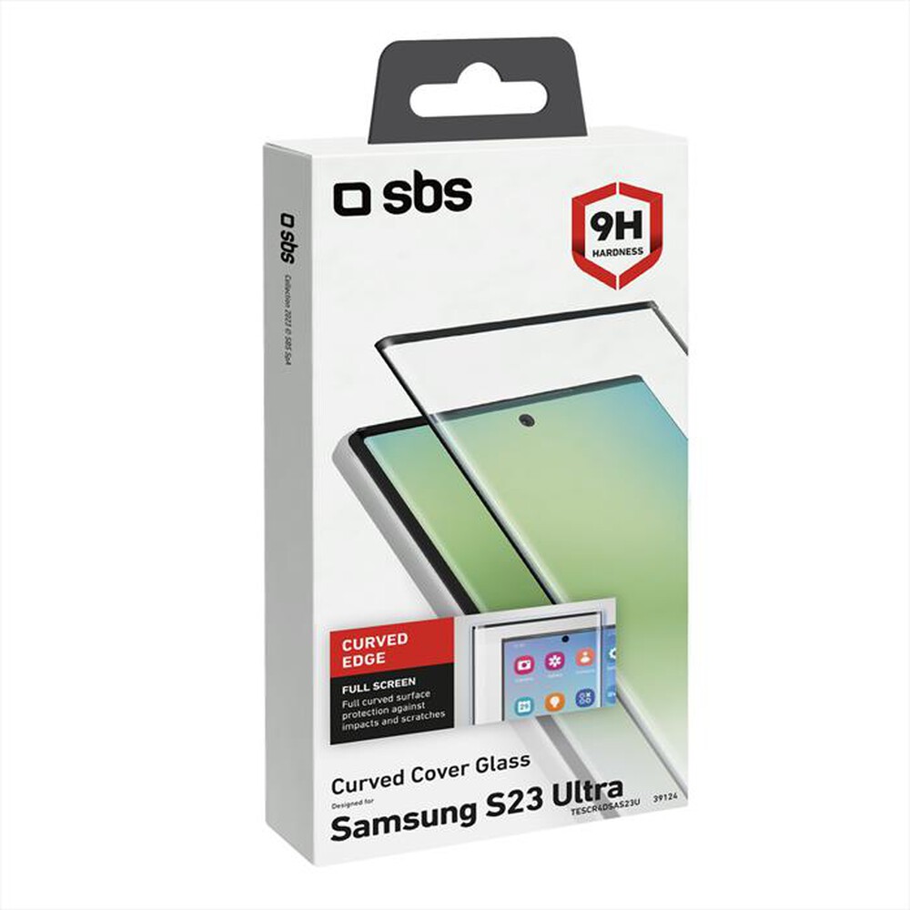 "SBS - Screen protector TESCR4DSAS23U Samsung S23 Ultra-Nero"