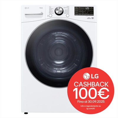 LG - Asciugatrice RH18U8AVCW 18 Kg-Bianca