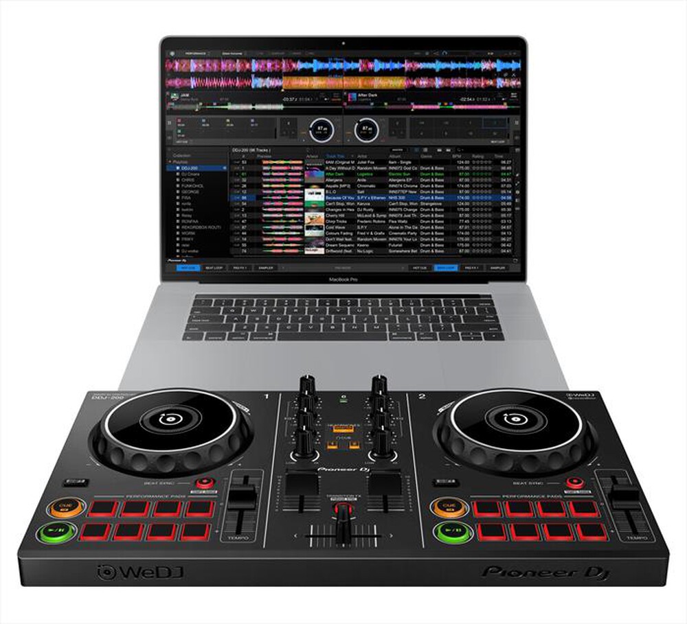 "PIONEER - DDJ-200 CONTROLLER-NERO"