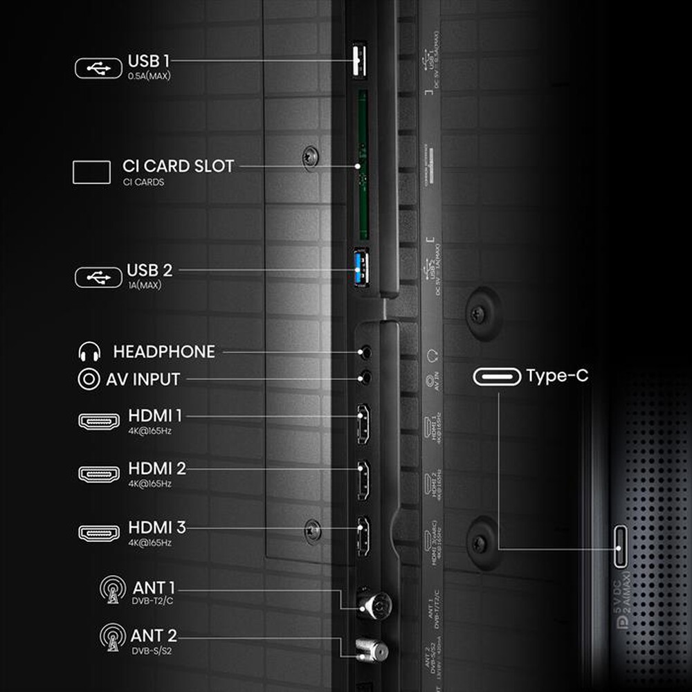 Immagine del prodotto HISENSE - 116UXQ-Metallo
