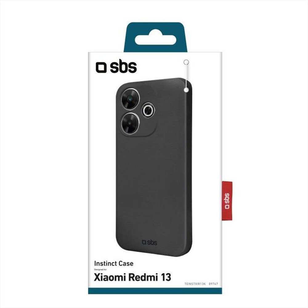"SBS - COVER INSTINCT REDMI 13-Nero"
