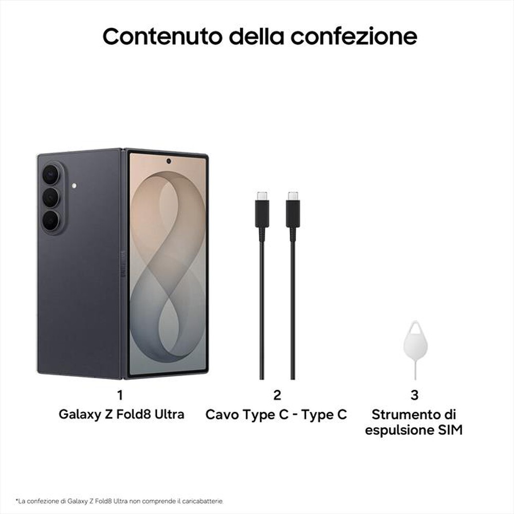 Immagine del prodotto SAMSUNG - Galaxy Z Fold8 Ultra 16+1TB-Graphite