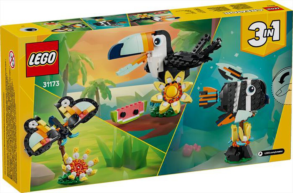 Immagine del prodotto LEGO - CREATOR Animali selvatici: tucano tropicale 31173