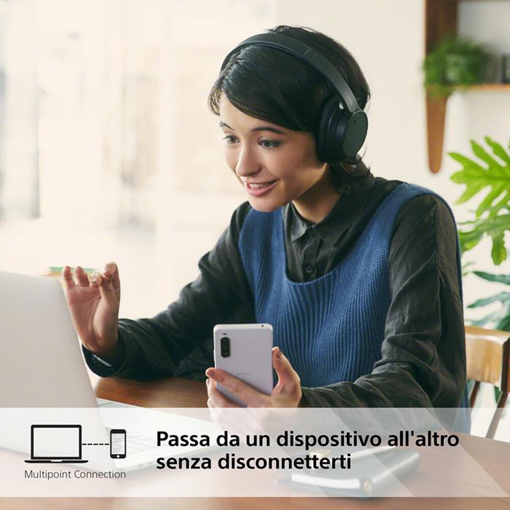 "SONY - Cuffie a padiglione chiuso WHCH720NB.CE7-Nero"