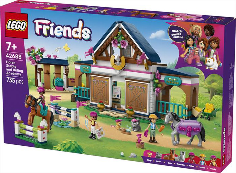 Immagine del prodotto LEGO - FRIENDS Scuderia e Accademia di equitazione -42688-Multicolore