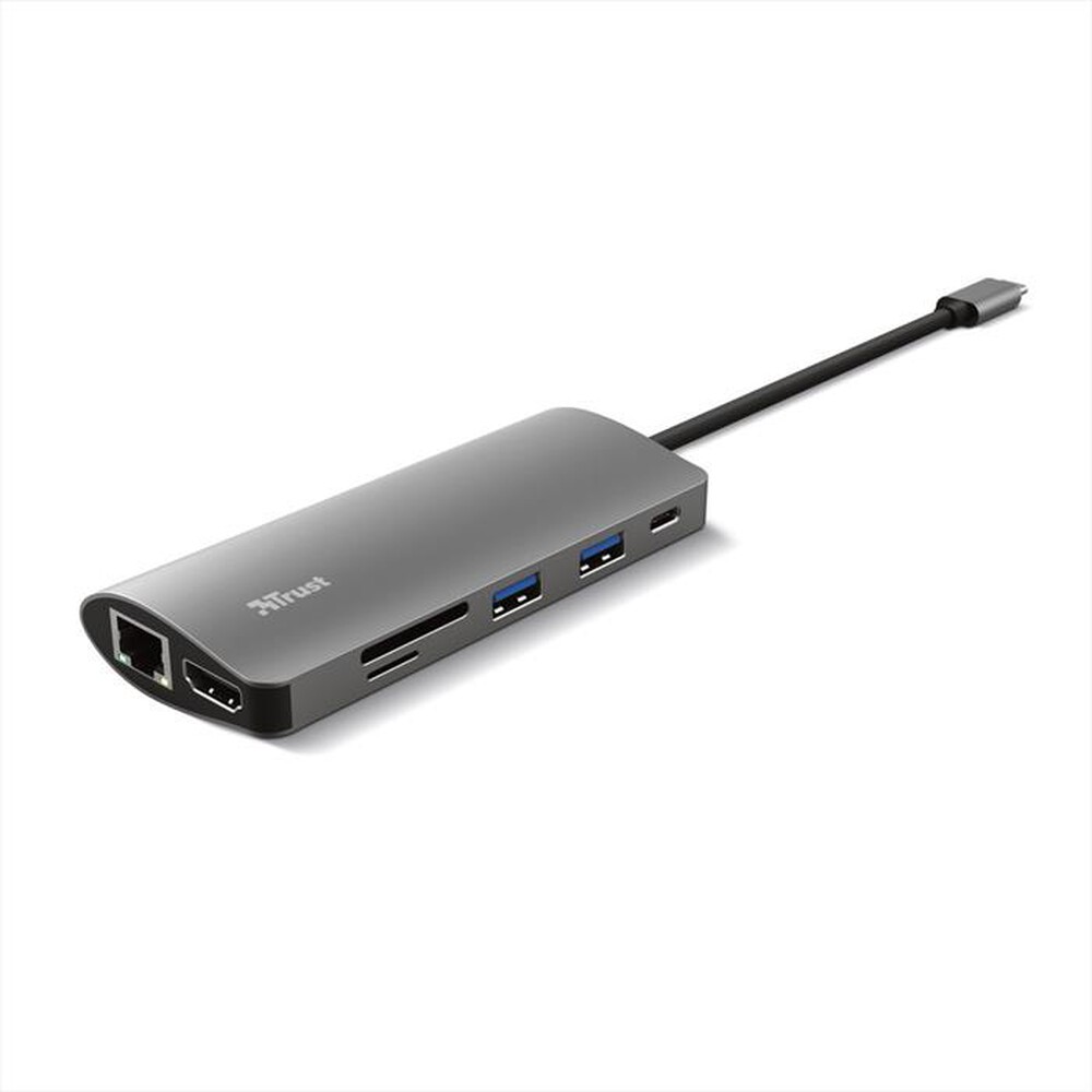 "TRUST - DALYX 7-IN-1 USB-C ADAPTER-Grey/Black"