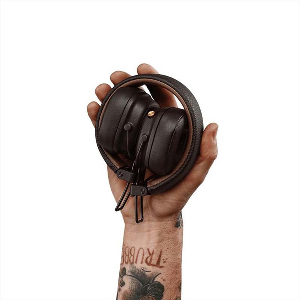 "MARSHALL - Cuffie a padiglione chiuso Major IV-Marrone"