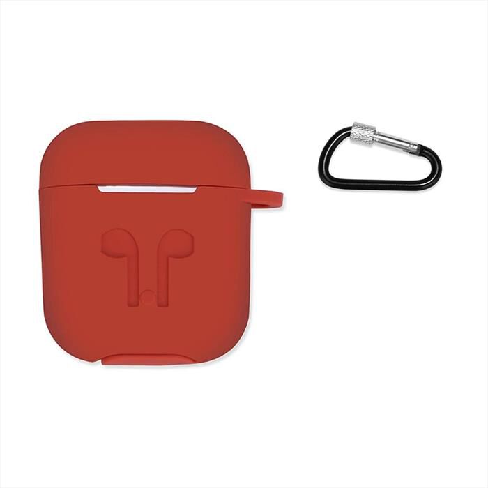 AAAMAZE - CUST.AIRPODS.SIL. - Red | Euronics