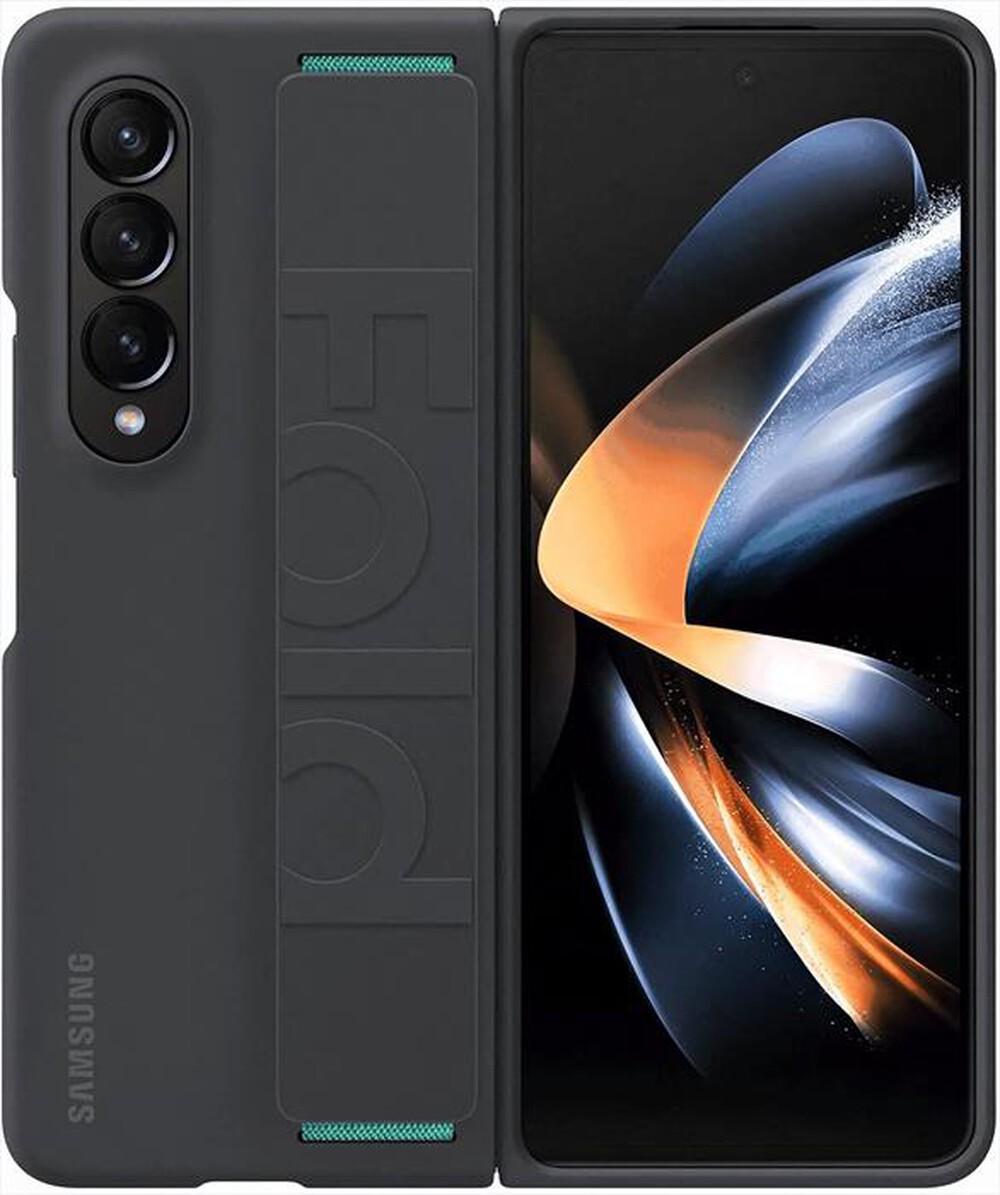 "SAMSUNG - Silicone Grip Cover Galaxy Z Fold 4-Nero"