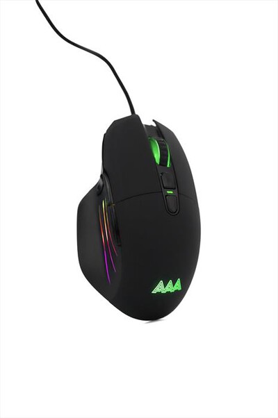AAAMAZE - MOUSE GAMING LOKY CON FILO-Nero