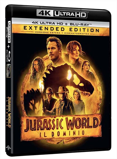 WARNER HOME VIDEO - Jurassic World: Il Dominio (4K Ultra Hd+Blu-Ray)