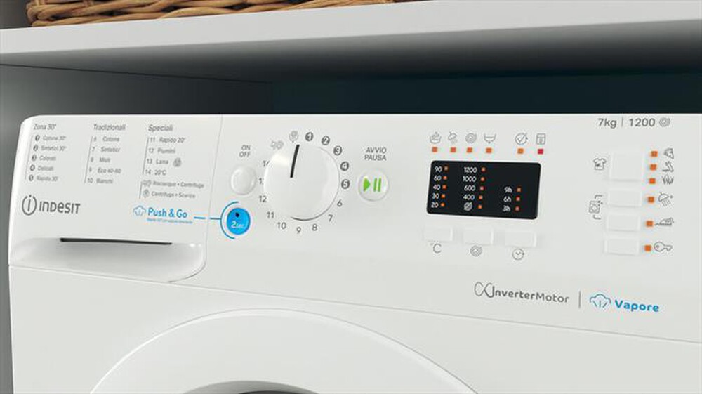 Immagine del prodotto INDESIT - Lavatrice INNEX BWSA 7125X WV IT 7 Kg Classe B-Bianco