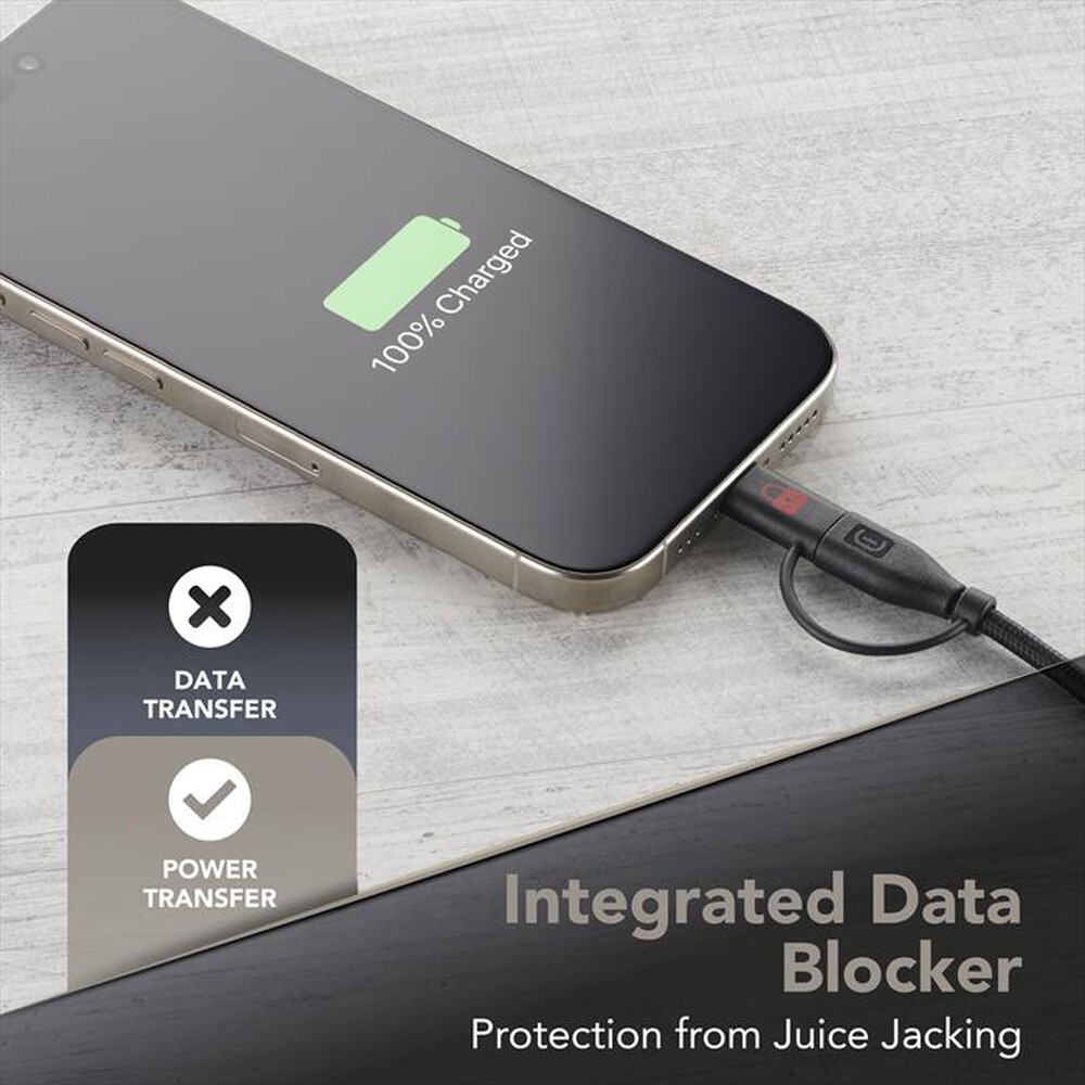 Immagine del prodotto CELLULARLINE - CAVO DATA BLOCKER USB-C-Nero