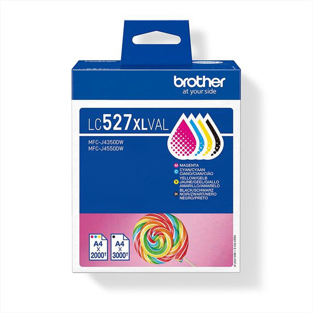 Immagine del prodotto BROTHER - Kit da 4 cartucce LC527XLVAL-Multicolore