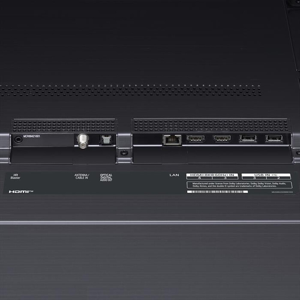 "LG - Smart TV QNED 8K 75\" 75QNED966PA-Dark Steel Silver"
