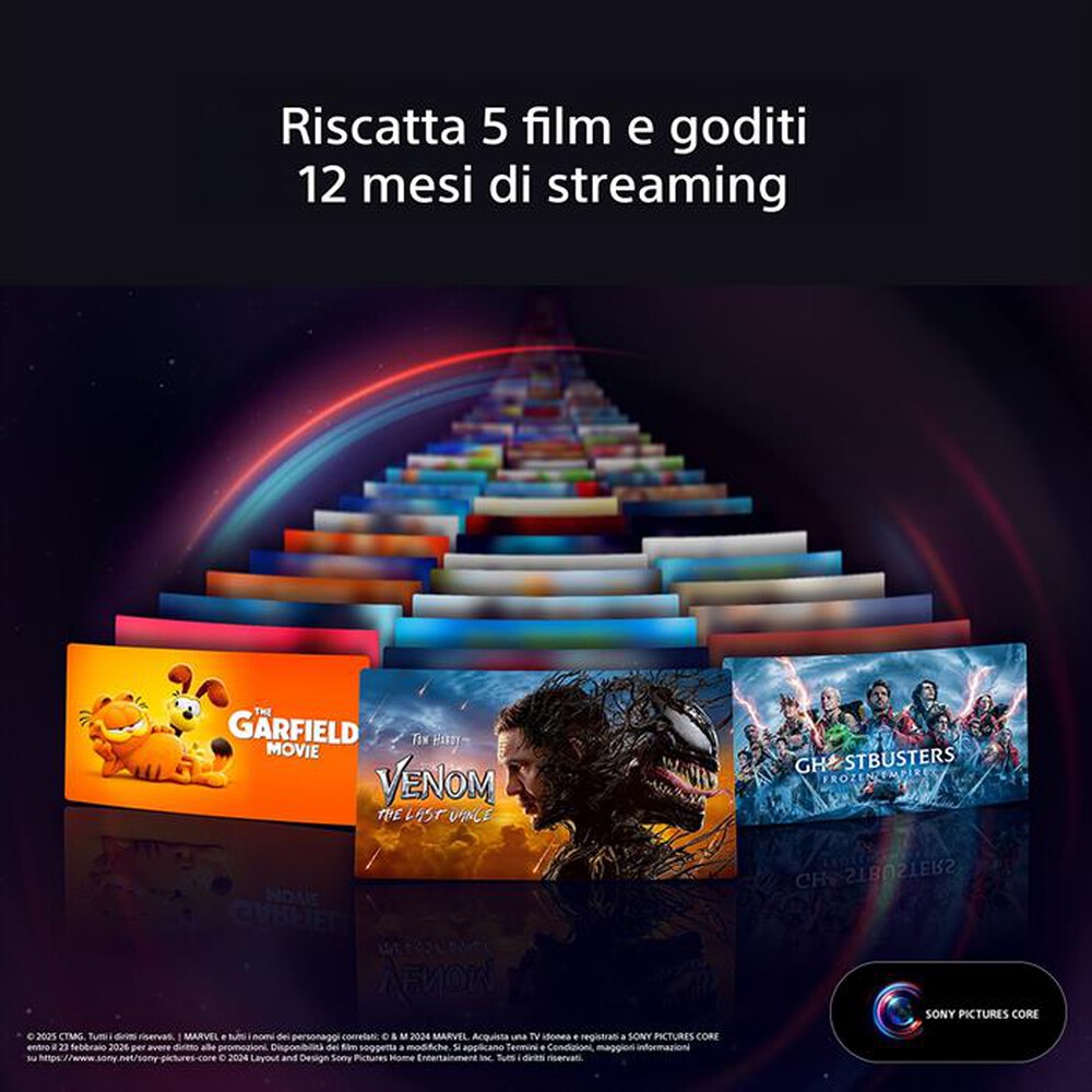 Immagine del prodotto SONY - Smart TV OLED 77" 4K K77XR8APAEP 120Hz-Nero
