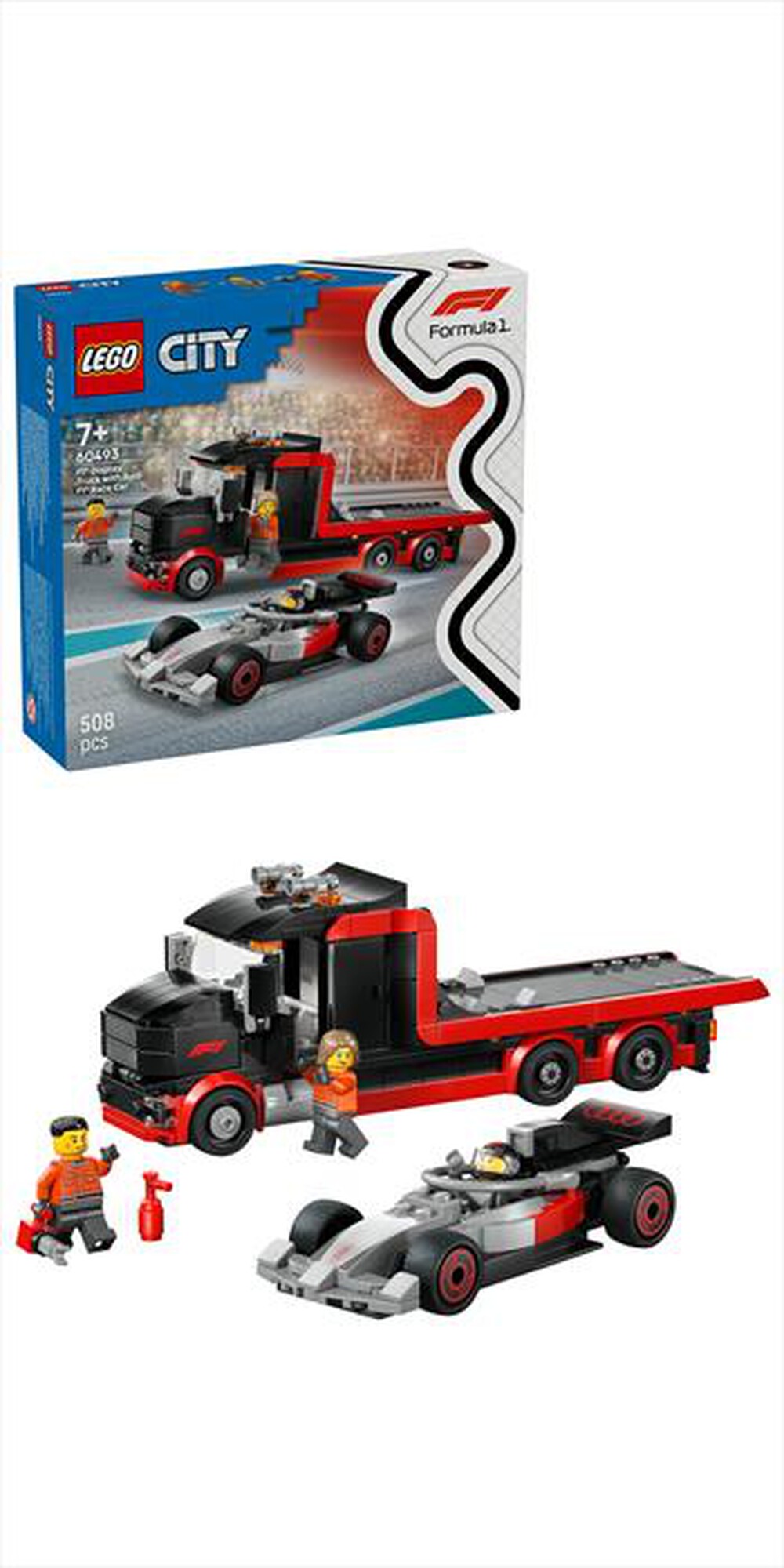 Immagine del prodotto LEGO - CITY Display Truck F1 con auto Audi F1 - 60493