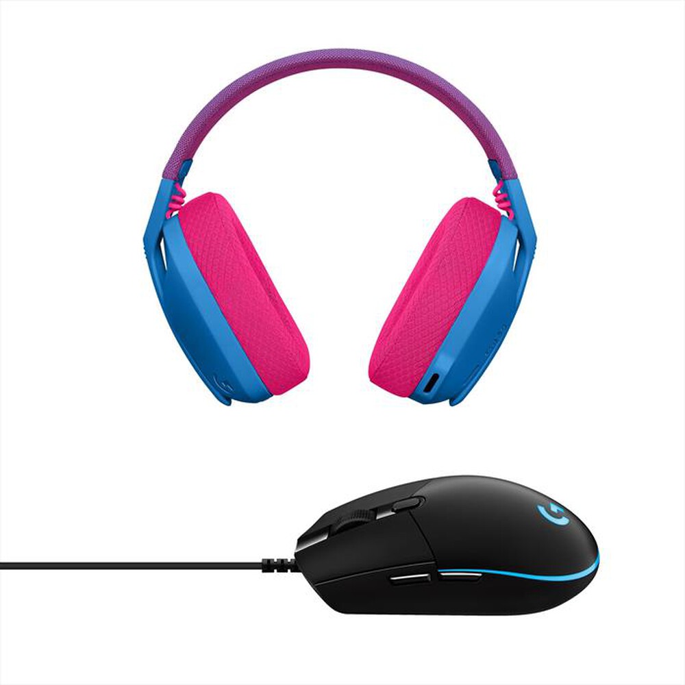 "LOGITECH - Cuffie gaming G435 LIGHTSPEED-Bianco/Nero"
