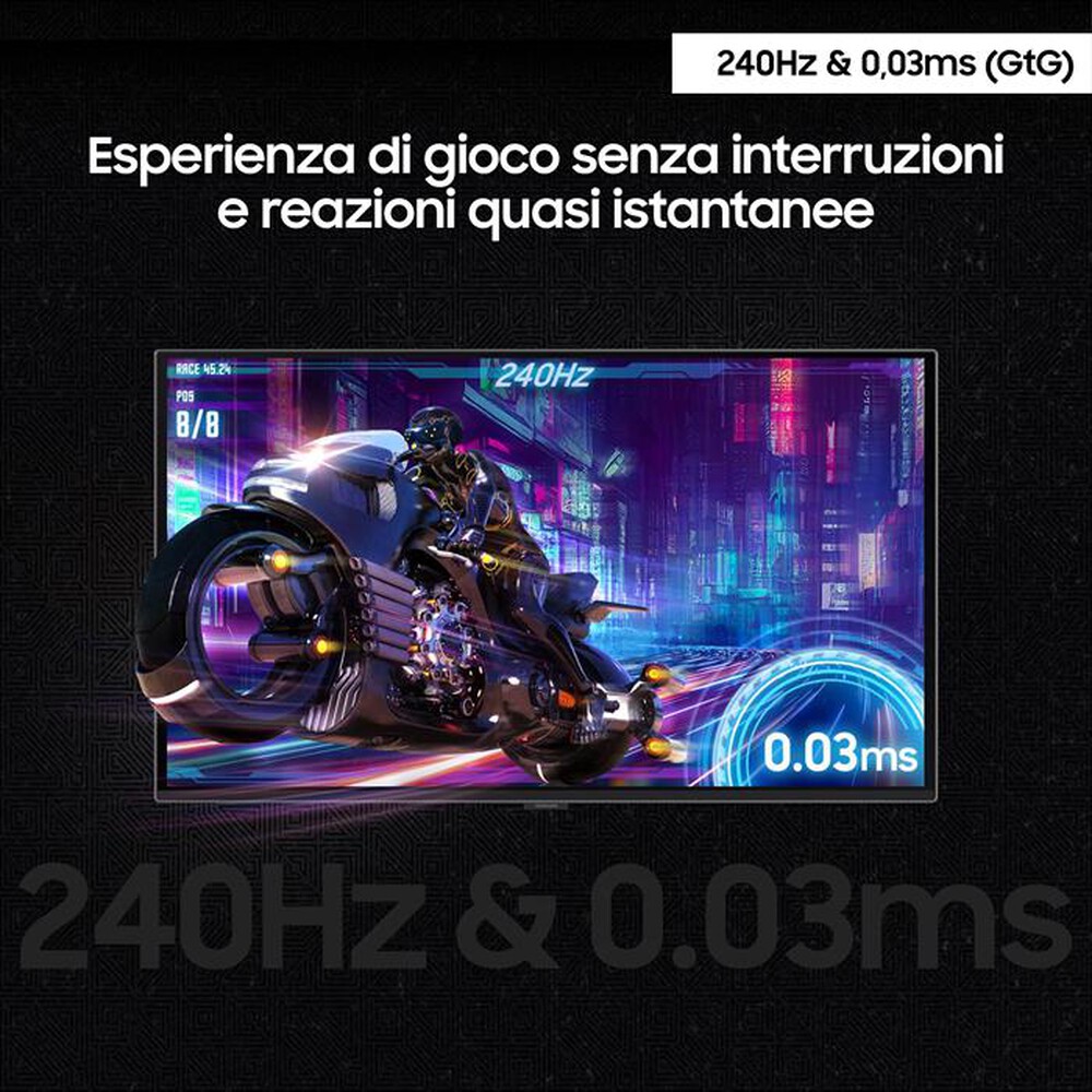 Immagine del prodotto SAMSUNG - MONITOR GAMING ODYSSEY OLED G6  - G61SD DA 27''-Silver