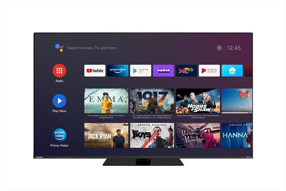 "TOSHIBA - Smart TV LED UHD 4K 55\" 55QA7D63DA-Nero"