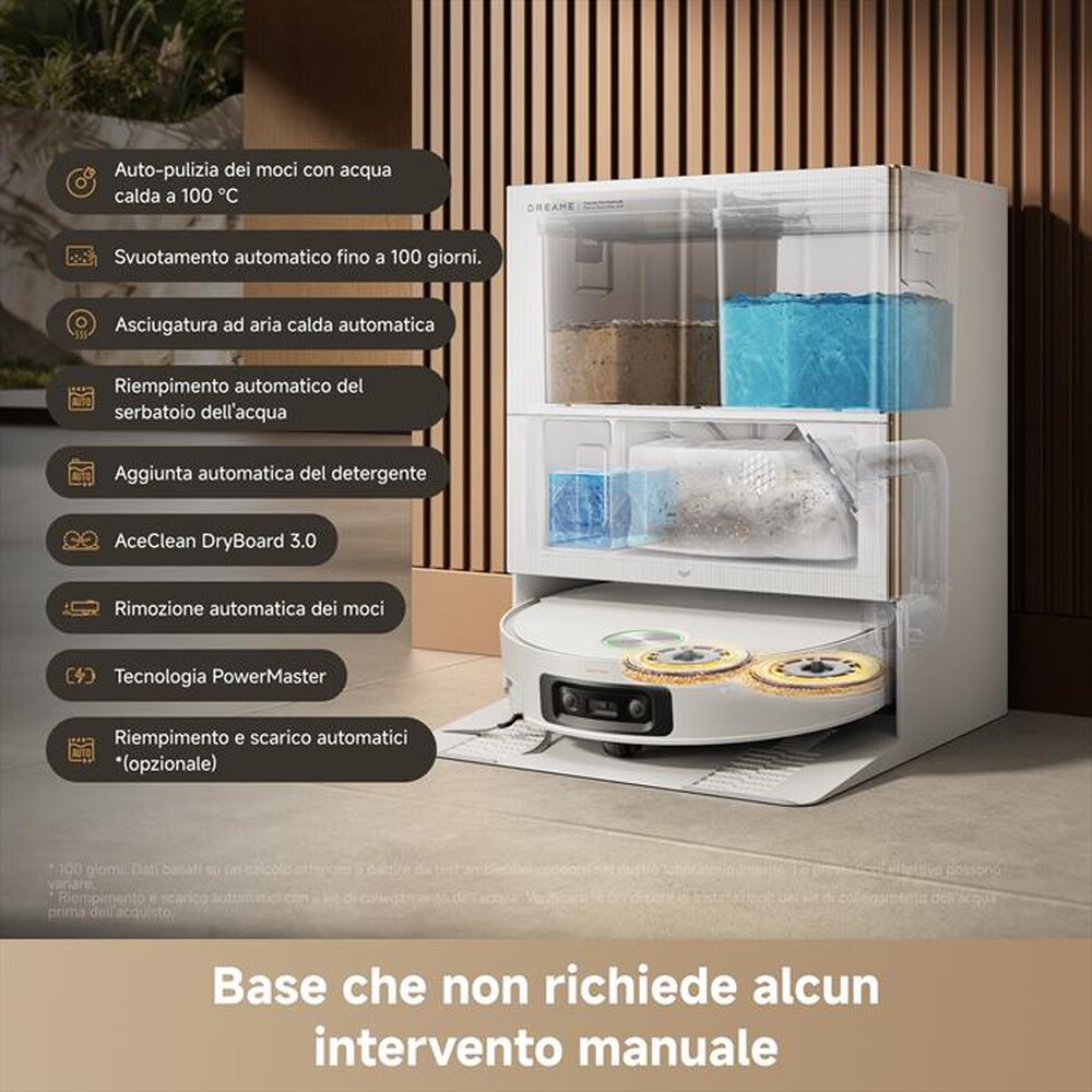 Immagine del prodotto DREAME - Aspirapolvere robot X60VIM PRO ULTRA COMPLETE-Bianco