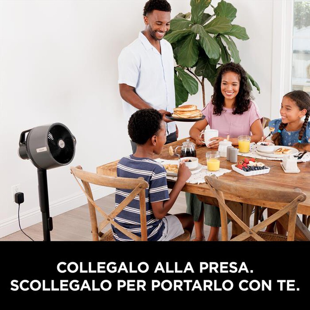 "SHARK - Ventilatore portatile FLEXBREEZE PROMIST-Nero"