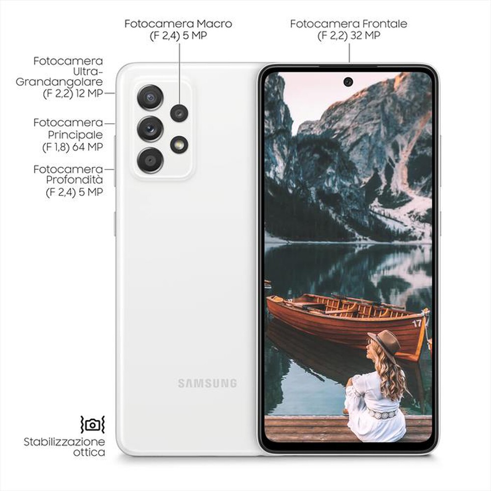 "WIND - 3 - SAMSUNG Galaxy A52-White"