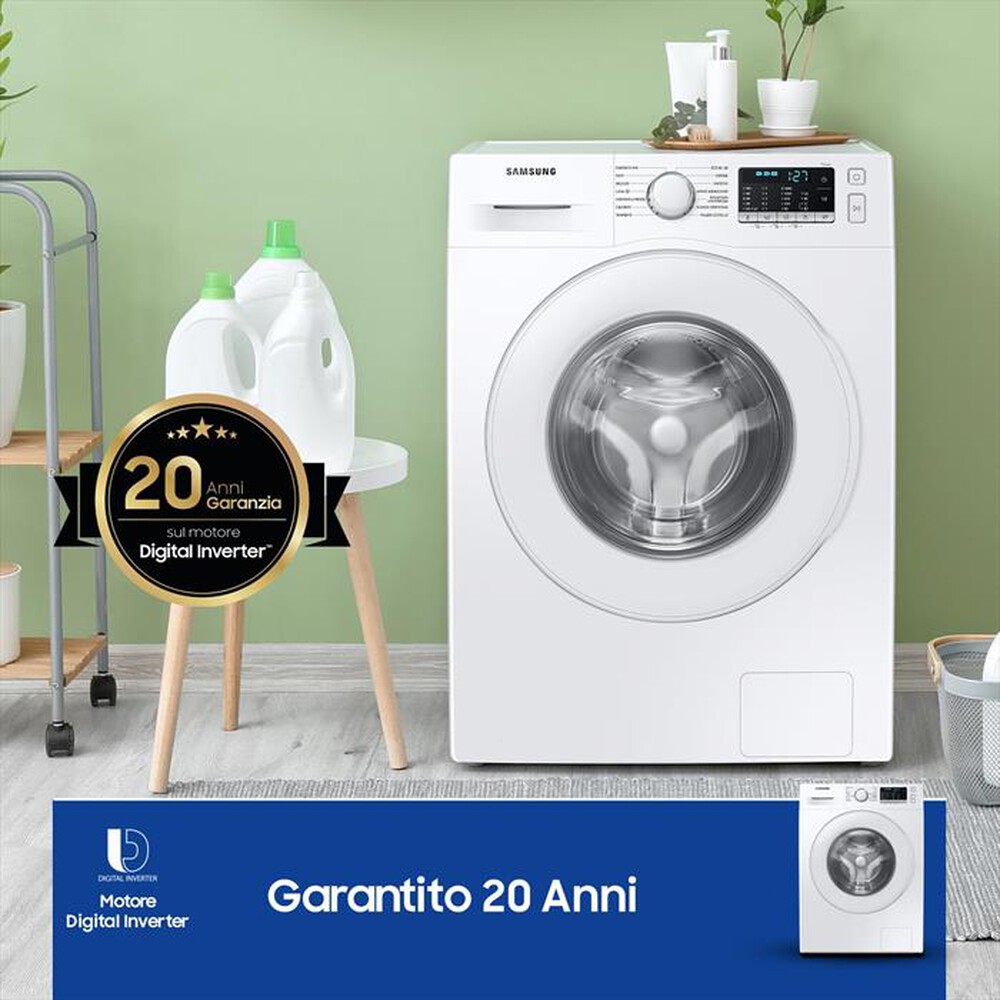 "SAMSUNG - Lavatrice WW80CGC04DTEET 8 Kg Classe A-bianco"