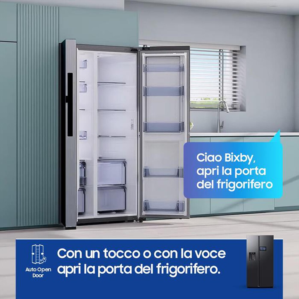 Immagine del prodotto SAMSUNG - Frigorifero side by side RS90F64EDFEF 614L ClasseD-Antracite